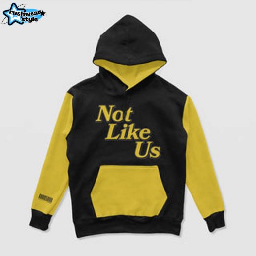 Not Like Us Color Block Hoodie – Unique Personality Color Block Hoodie