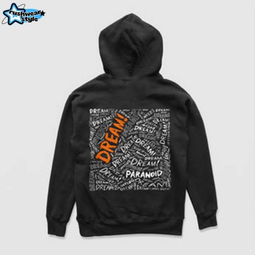 Paranoid Hoodie – Mental Struggles Dark Themed Hoodie