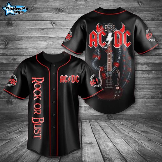 AADD 200 – Rock or Bust 3D Baseball Jersey – Premier Limited Edition