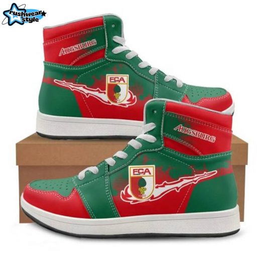 FC Augsburg AJ1 High Sneakers – Neuer Stil | Exclusive Football Fan Gear