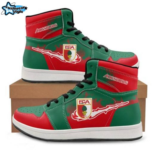 FC Augsburg AJ1 High Sneakers – Neuer Stil | Exclusive Football Fan Gear