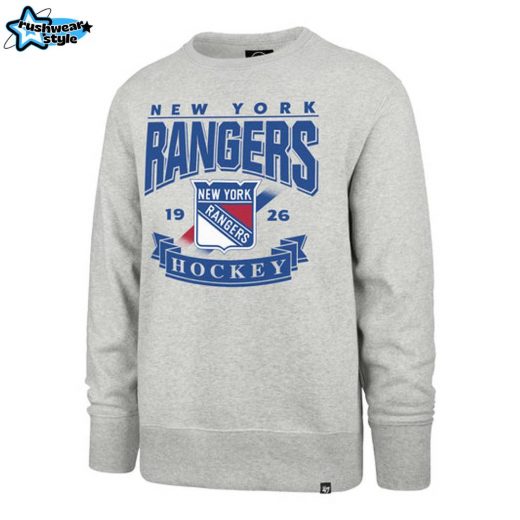 Unisex New York Rangers Sweatshirt – Gray