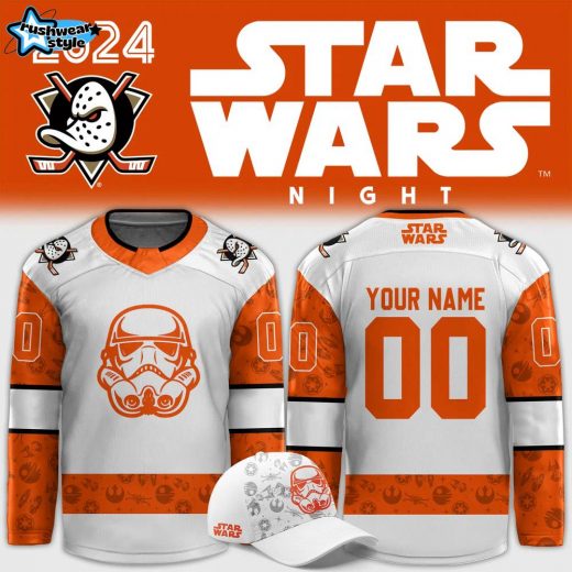 2024 Anaheim Ducks x Star Wars Night Custom Jersey | NHL Fan Favorite