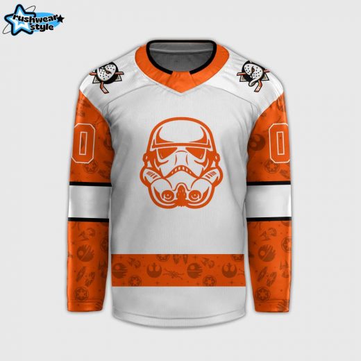 2024 Anaheim Ducks x Star Wars Night Custom Jersey | NHL Fan Favorite