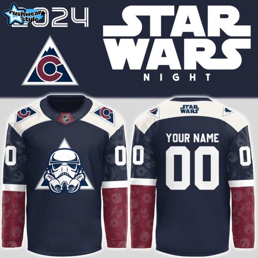 2024 Colorado Avalanche x Star Wars Night Custom Jersey – Black Purple Edition | Limited NHL Apparel