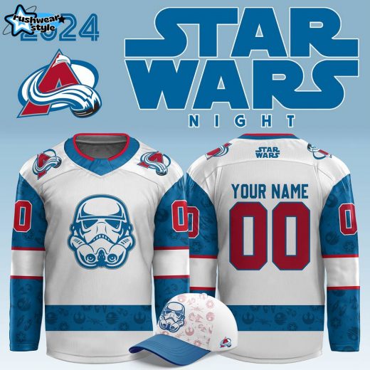 2024 Colorado Avalanche x Star Wars Night Custom Jersey – Blue Edition | NHL Fan Gear