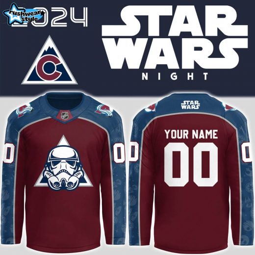 2024 Colorado Avalanche x Star Wars Night Custom Jersey – Red Edition | Exclusive NHL Merchandise