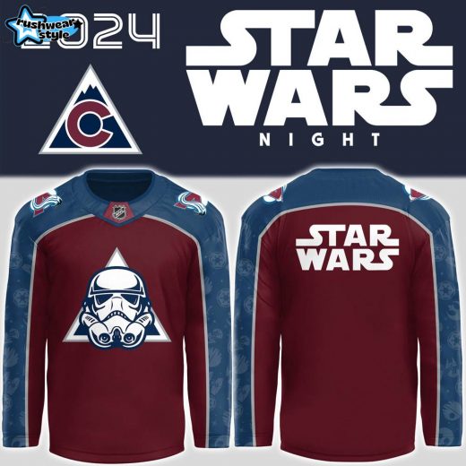 2024 Colorado Avalanche x Star Wars Night Jersey – Red Edition | NHL Limited Edition