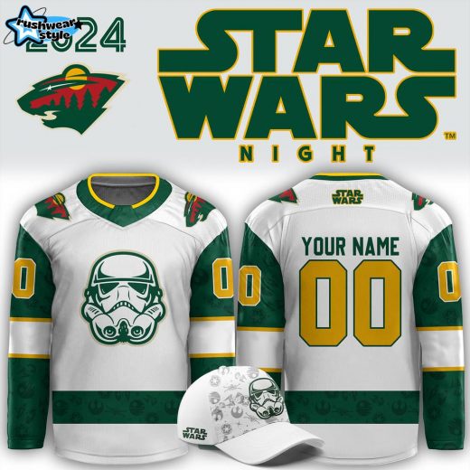 2024 Minnesota Wild x Star Wars Night Custom Jersey | NHL Exclusive Gear