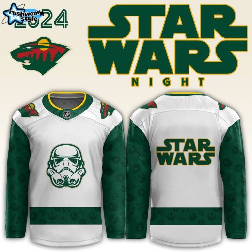 2024 Minnesota Wild x Star Wars Night Jersey | NHL Limited Edition Jersey