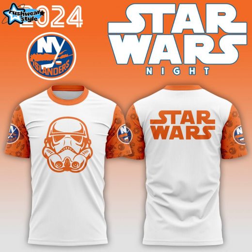 2024 New York Islanders x Star Wars Night T-Shirt | NHL Star Wars Limited Edition Tee