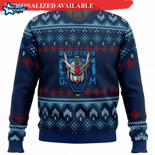 Gundams Ugly Christmas Sweater – Cool Anime Inspired Holiday Jumper for Fans