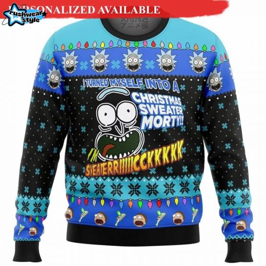 I’m Sweater Rick – Rick and Morty Ugly Christmas Sweater – Fun Holiday Jumper