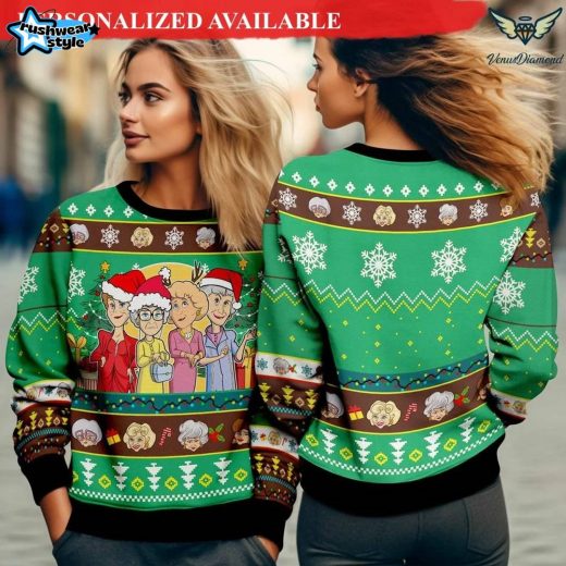 The Stay Golden Knitted Ugly Christmas Sweater – Classic Stay Golden Holiday Jumper