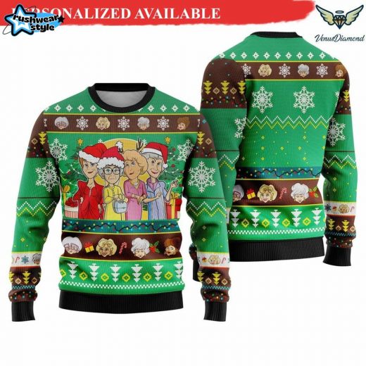 The Stay Golden Knitted Ugly Christmas Sweater – Classic Stay Golden Holiday Jumper