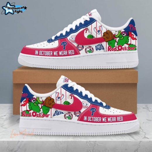 PREMIUM PPP Air Force 1 Sneaker – THU 041001 (In October We Wear Red)