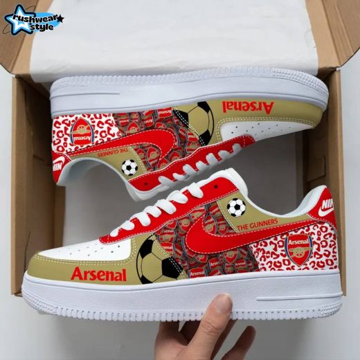 Premium Arsenal EPL Air Force 1 Shoes Sneaker (Gunners Edition)