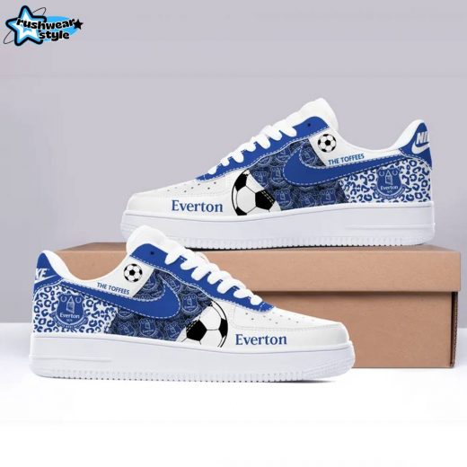 Premium Everton EPL Air Force 1 Shoes Sneaker (Toffees Edition)