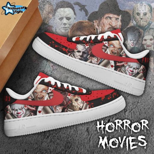 Premium Horror Movie AF1 Sneaker Boots – NG SO (Halloween Edition)