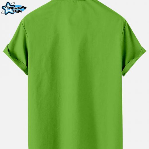 Christmas Green Monster Shirt for Men – Merry Fucking Christmas – Green Short Sleeve