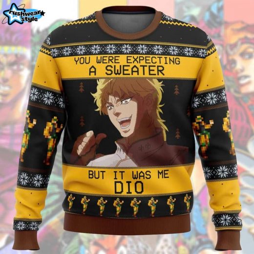 Dio Q2 Ugly Christmas Sweater – Unisex Wool Sweater for Music Fans