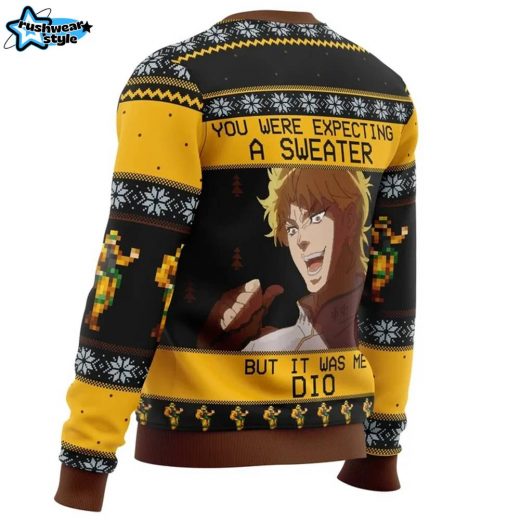 Dio Q2 Ugly Christmas Sweater – Unisex Wool Sweater for Music Fans