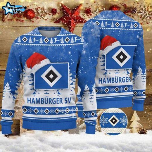 Limited Edition Hamburger SV Noel Christmas Sweater HSVSWN14101 – Football Club Holiday Sweater