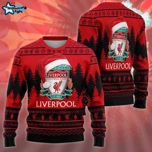 Limited Edition Liverpool Noel Christmas Sweater LVSWN12106 – Xmas Football Gift