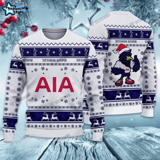 Tottenham Hotspur Christmas 3D Knitted Sweater – Official Spurs Holiday Sweater