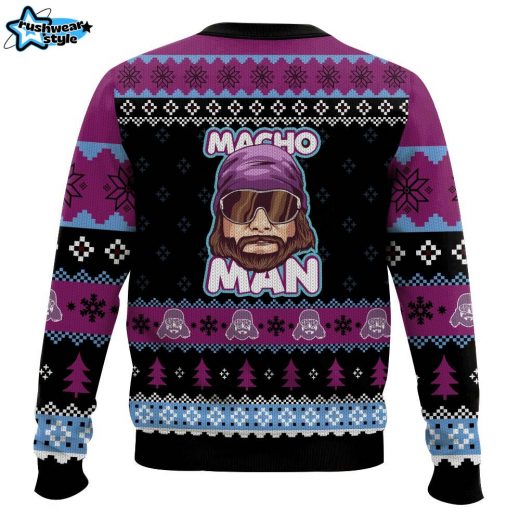 The Cream Of The Crop Macho Man Ugly Sweater – WWE Macho Man Randy Savage Christmas Sweater