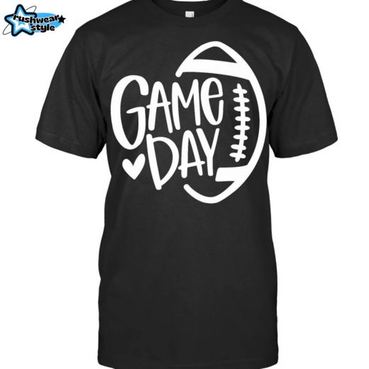 Game Day Football Season Funny Sports Team Fan Vintage T-Shirt for Men and Women