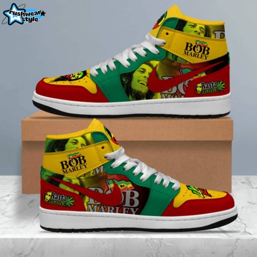 Bob Marley Premium AF1 Sneaker Boots – Reggae Legend Collection