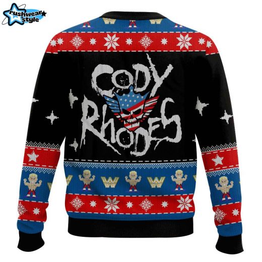 Cody Rhodes WWE Christmas Ugly Sweater – Wrestling Superstar Holiday Sweater