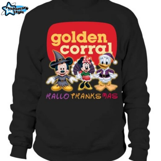 Golden Corral HalloThanksMas Unisex Sweatshirt – Funny Festive Design