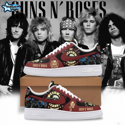 Guns N’ Roses Premium AF1 Sneaker – Classic Rock Style