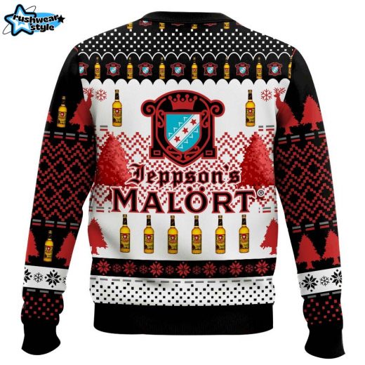 Jeppson’s Malort Ugly Christmas Sweater – Chicago Spirit Holiday Sweater