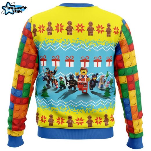 Lego Ugly Christmas Sweater – Funny Block Building Xmas Sweater