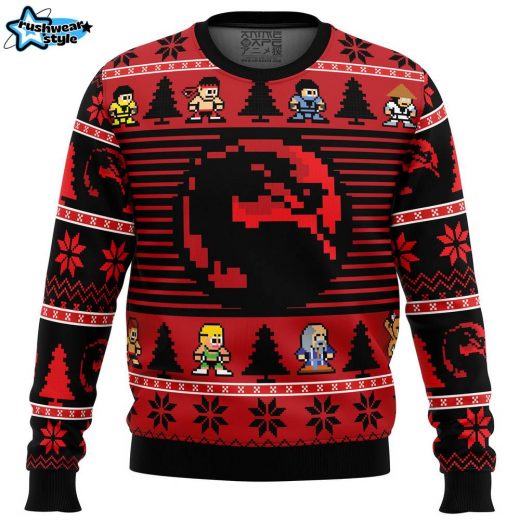 Mortal Kombat Ugly Christmas Sweater – Fighting Game Themed Holiday Sweater