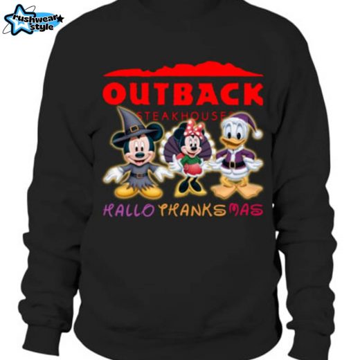 Outback Steakhouse HalloThanksMas Unisex Sweatshirt – Fun Holiday Wear