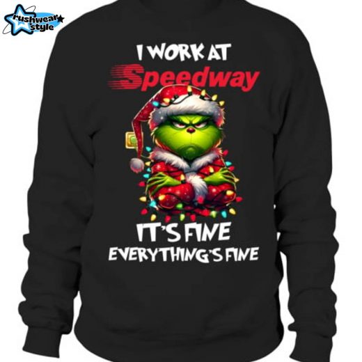 Speedway “It’s Fine Everything’s Fine” Unisex Sweatshirt – Funny Workwear