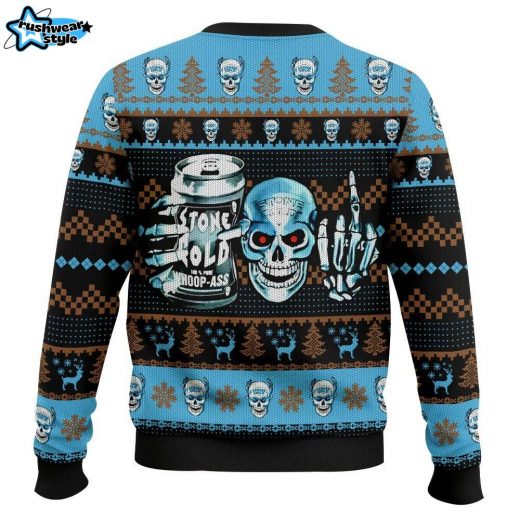 Stone Cold Ugly Christmas Sweater – WWE Legend Holiday Sweater