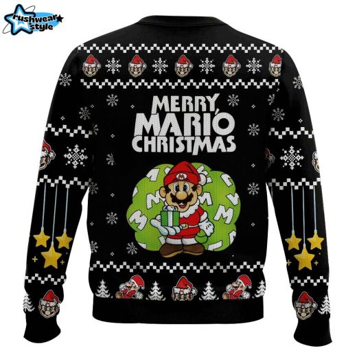 Super Mario Ugly Christmas Sweater – Classic Nintendo Holiday Sweater