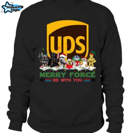 UPS “Merry Force Be With You” Unisex Sweatshirt – Star Wars Holiday Gift