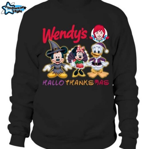 Wendy’s HalloThanksMas Unisex Sweatshirt – Unique Holiday Crossover