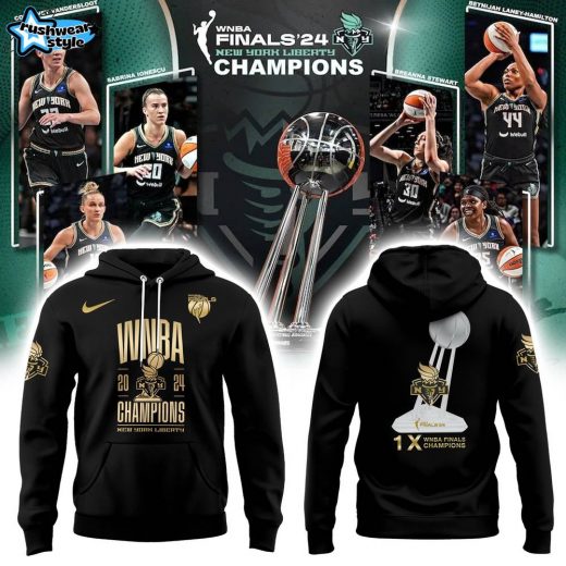 New York Liberty 2024 WNBA Finals Champions Hoodie | Gold Edition V2 – Premium Basketball Hoodie, Collector’s Item