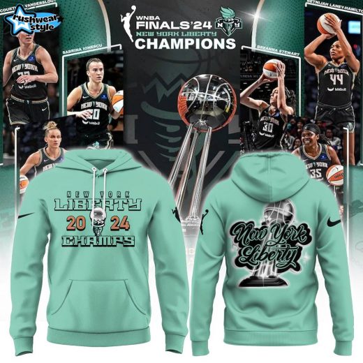 New York Liberty 2024 WNBA Finals Champions Hoodie – Official Basketball Fan Gear, Championship Hoodie