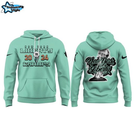 New York Liberty 2024 WNBA Finals Champions Hoodie – Official Basketball Fan Gear, Championship Hoodie