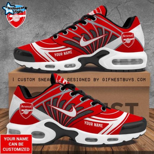 Personalized Arsenal Air Max Shoes – Premier League Fan Edition Footwear