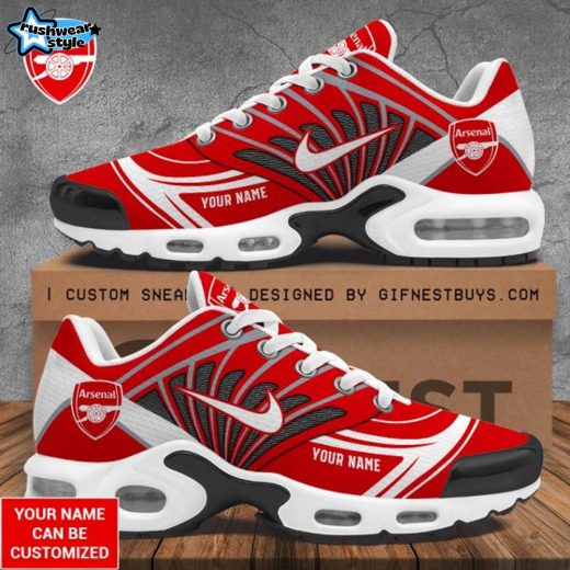 Personalized Arsenal Air Max Shoes – Premier League Fan Edition Footwear