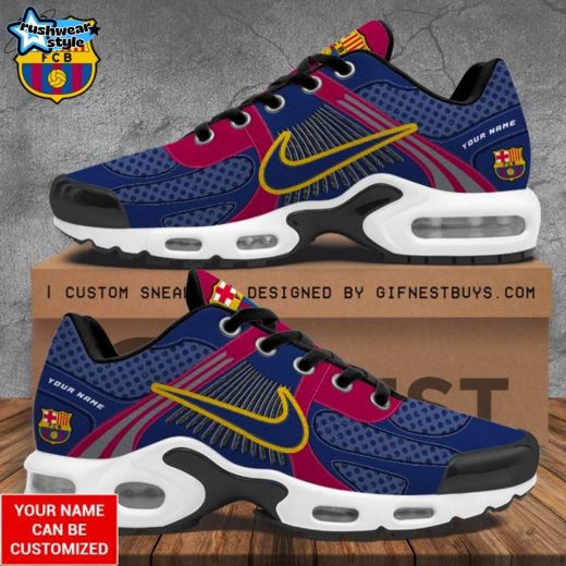 Personalized Barcelona FC Air Max Shoes – Custom Soccer Fan Sneakers